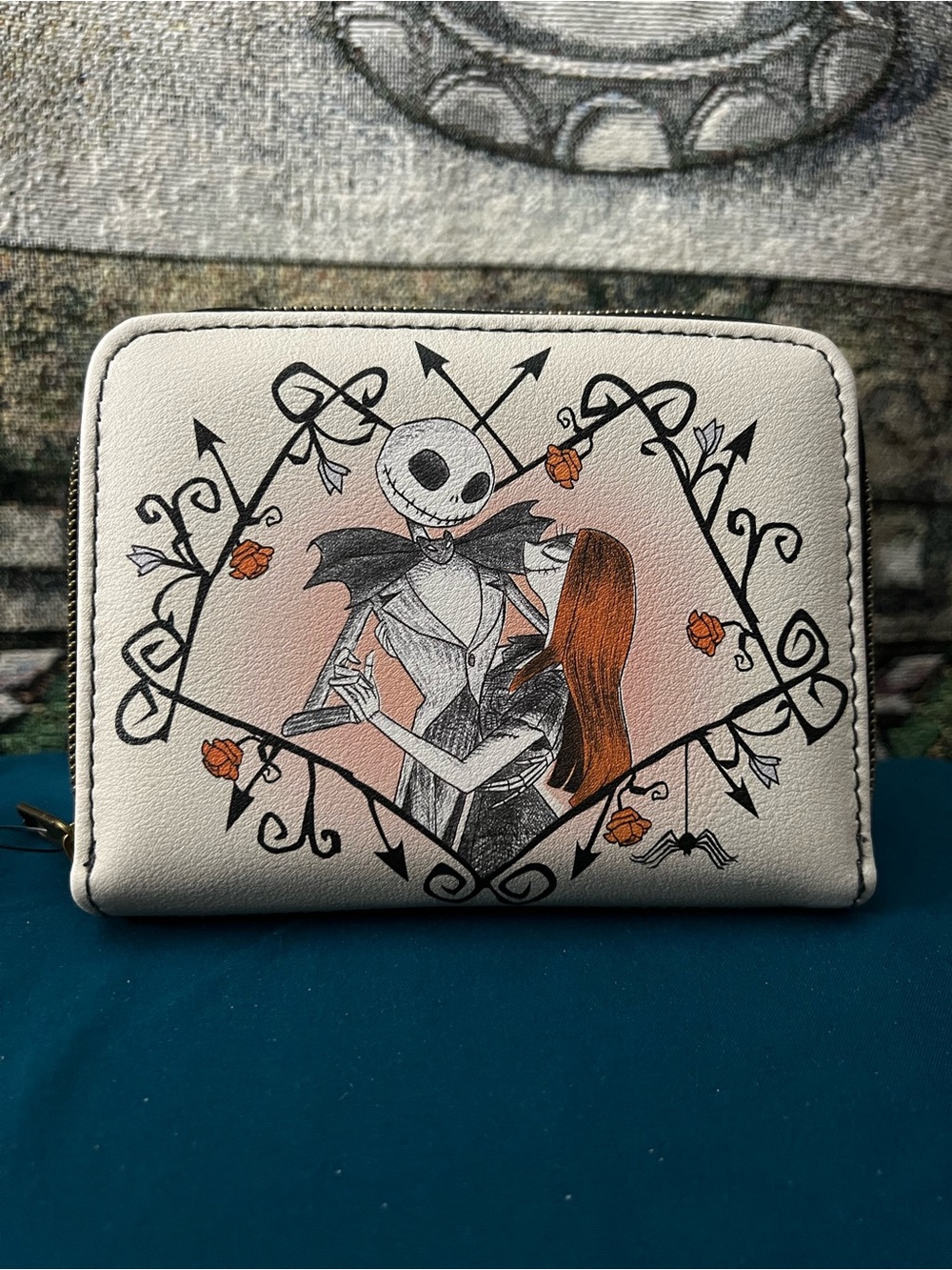 NWT Nightmare Before Christmas Jack & Sally Wallet
